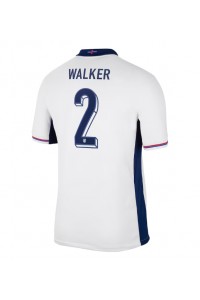 Engeland Kyle Walker #2 Voetbaltruitje Thuis tenue EK 2024 Korte Mouw